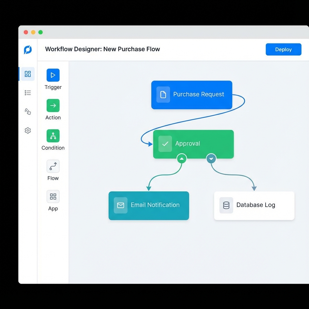 OpriFlow Visual Workflow Designer